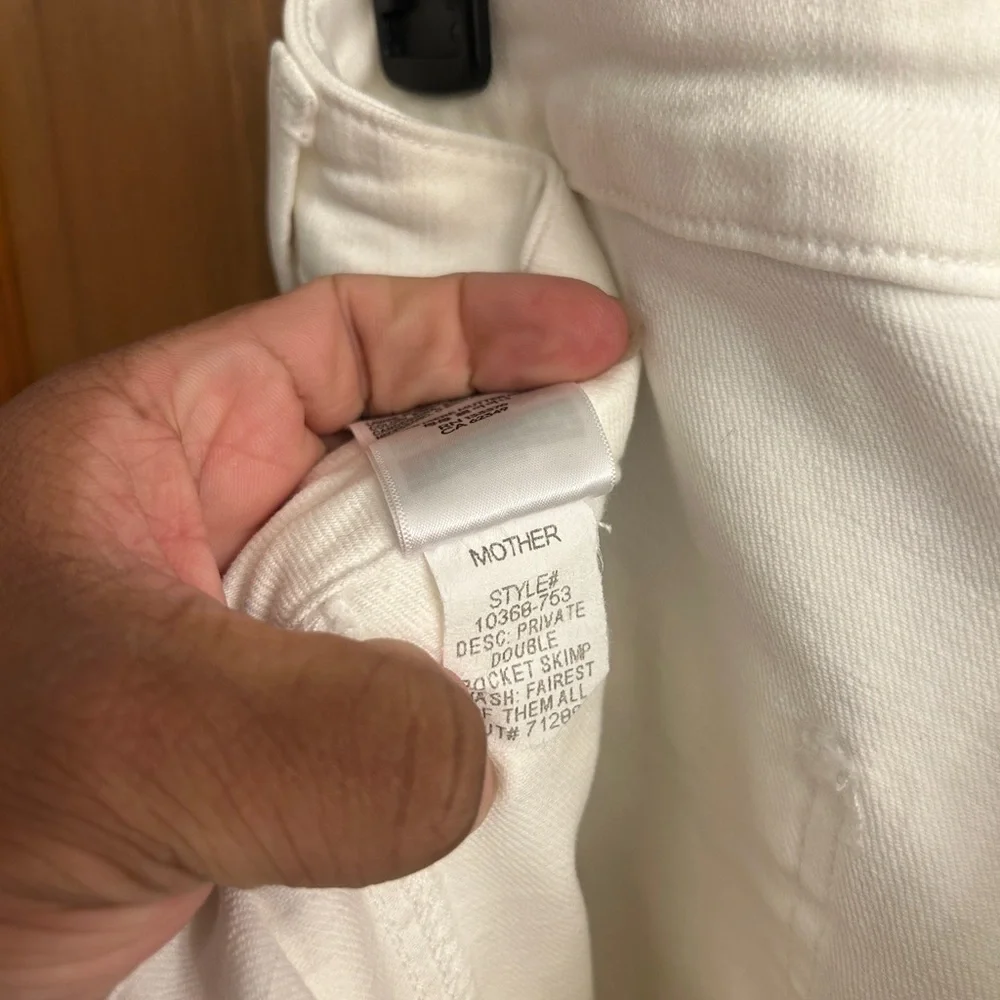 Mother 32 Private Double Pocket Skimp Jeans Fairest of them All Cargo Jeans